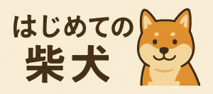 はじめての柴犬
